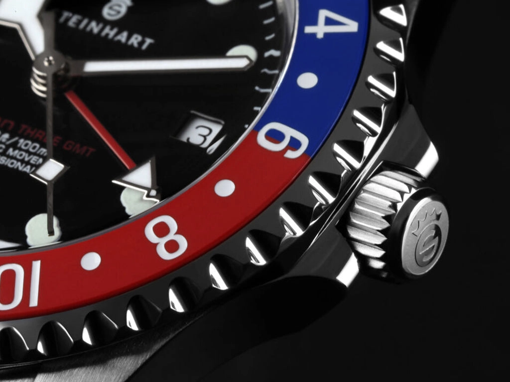 Ocean 3 GMT Blue/Red Ceramic
