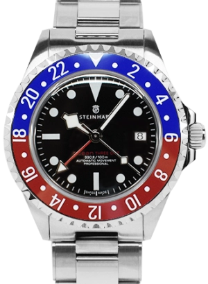 Ocean 3 GMT Blue/Red Ceramic