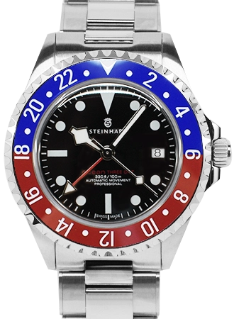 Ocean 3 GMT Blue/Red Ceramic