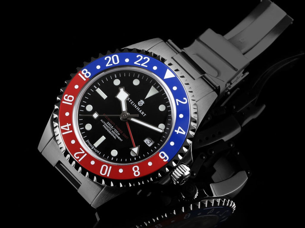 Ocean 3 GMT Blue/Red Ceramic