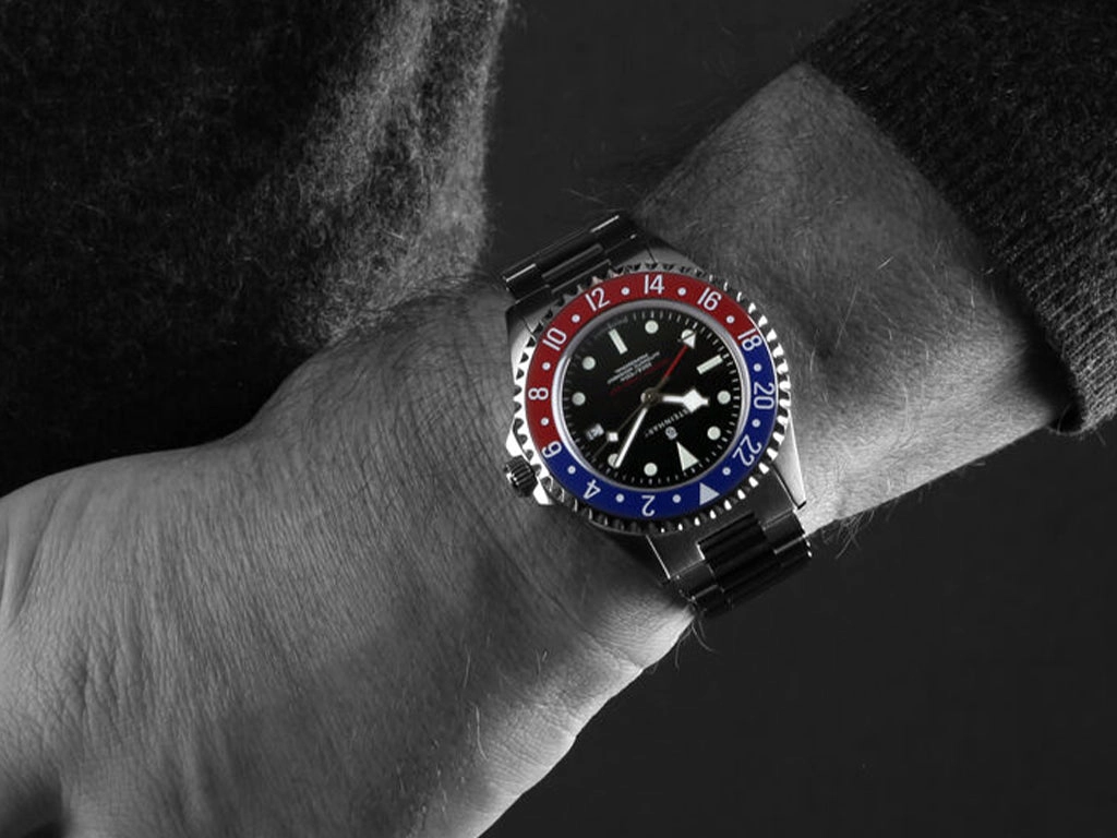 Ocean 3 GMT Blue/Red Ceramic