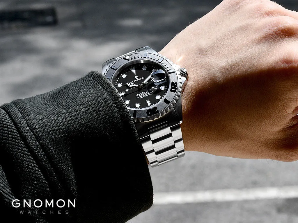 Ocean One Black Ceramic for Gnomon