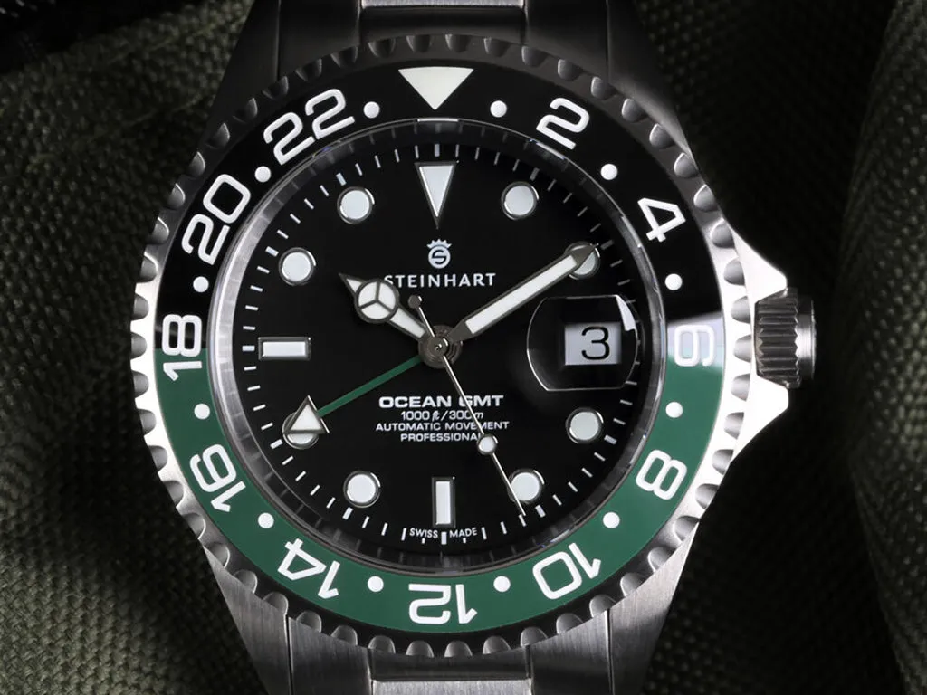 Ocean One GMT Black/Green Ceramic