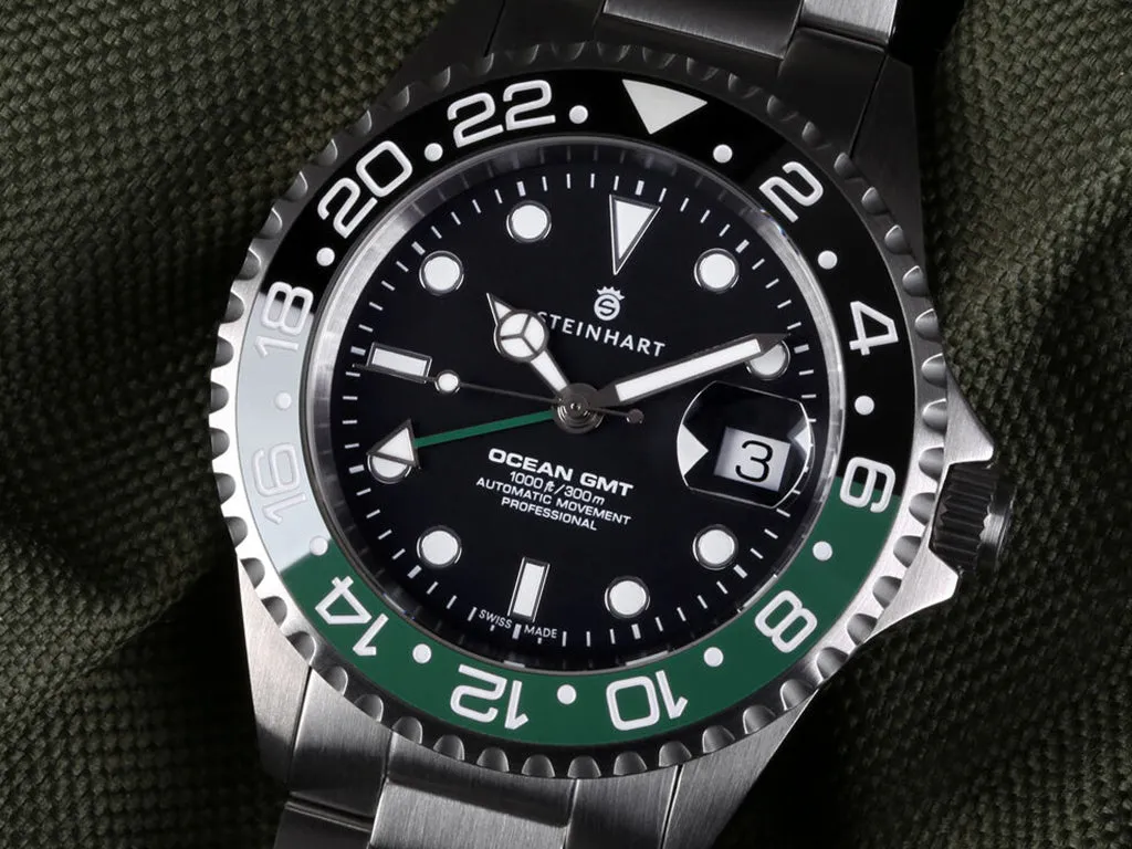 Ocean One GMT Black/Green Ceramic