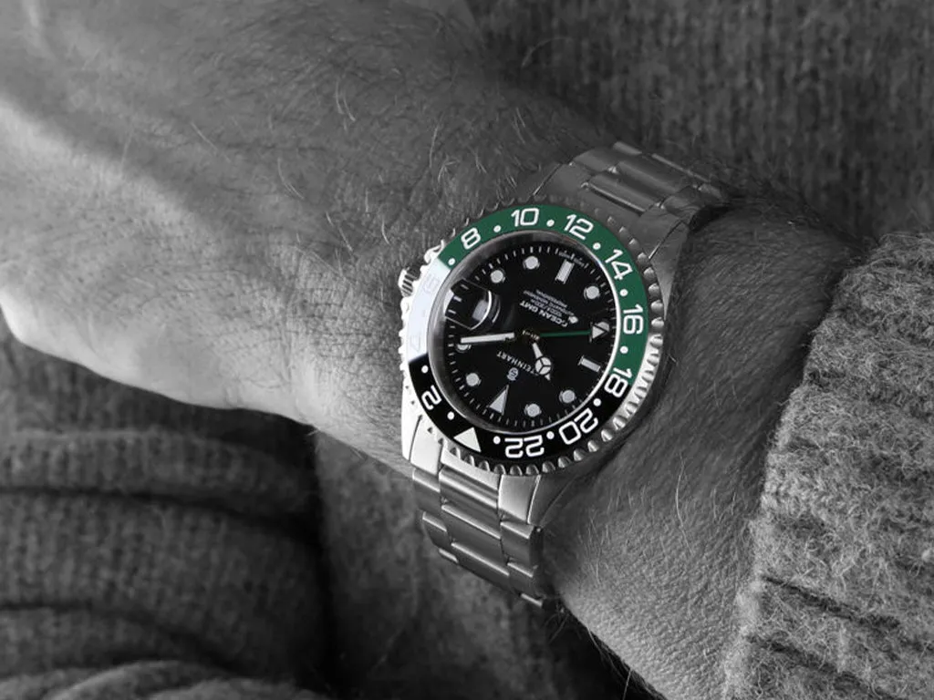 Ocean One GMT Black/Green Ceramic