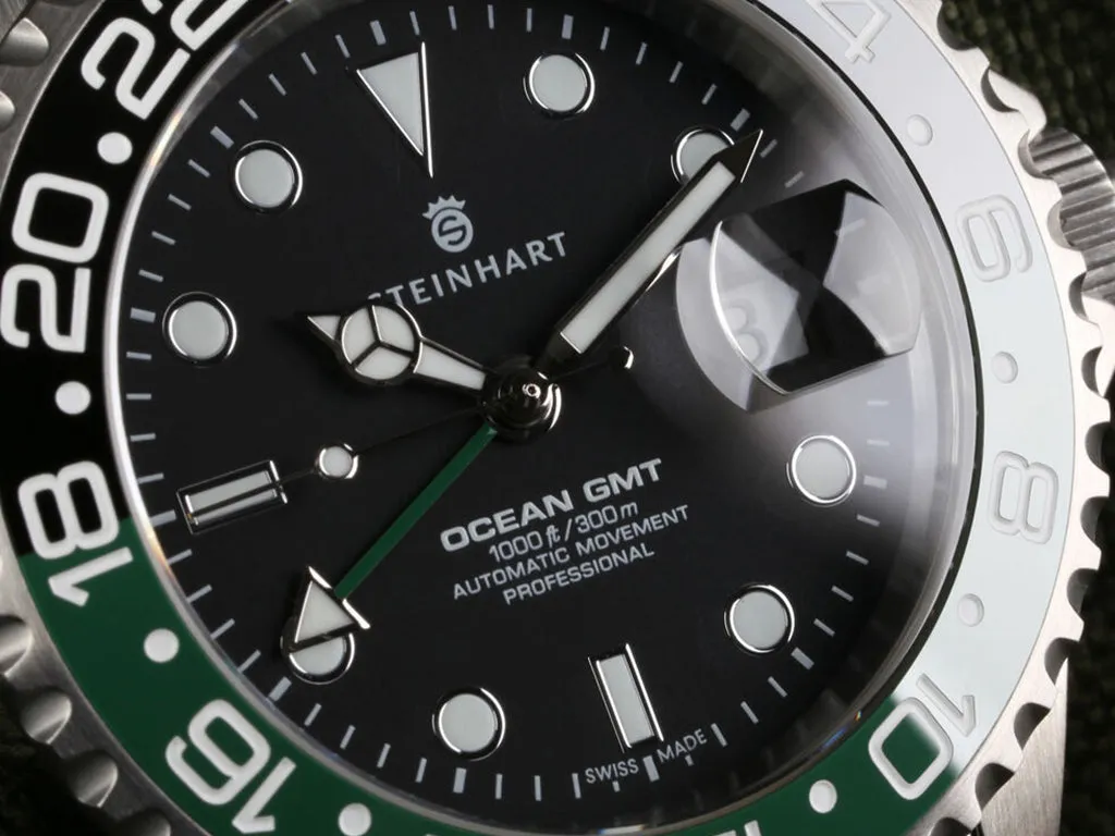 Ocean One GMT Black/Green Ceramic