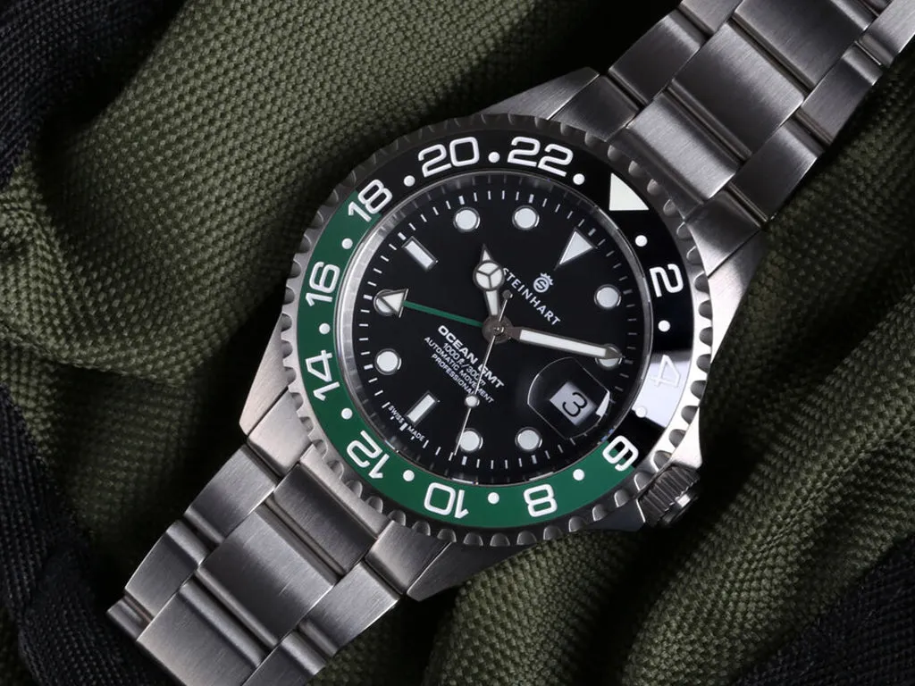 Ocean One GMT Black/Green Ceramic