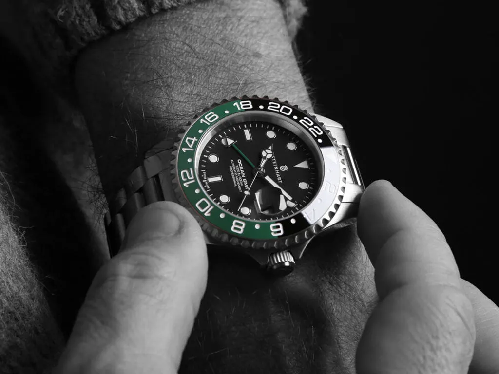 Ocean One GMT Black/Green Ceramic