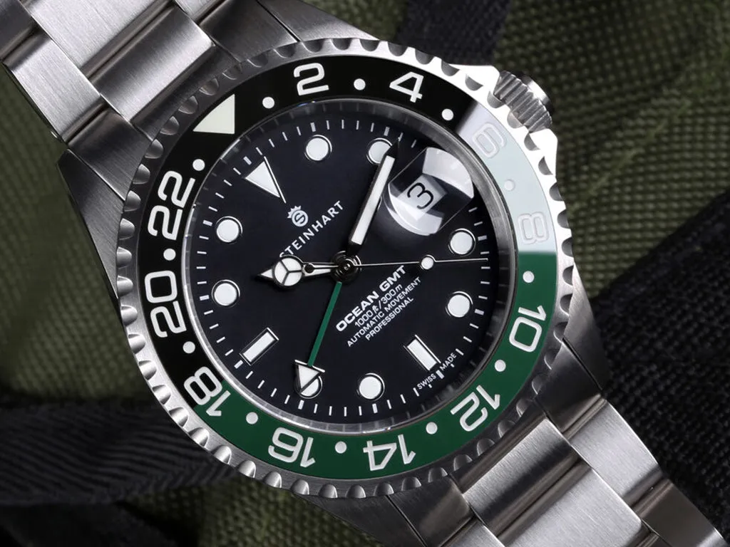Ocean One GMT Black/Green Ceramic
