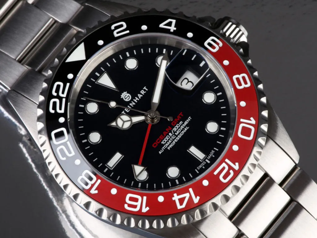 Ocean One GMT Black/Red Ceramic
