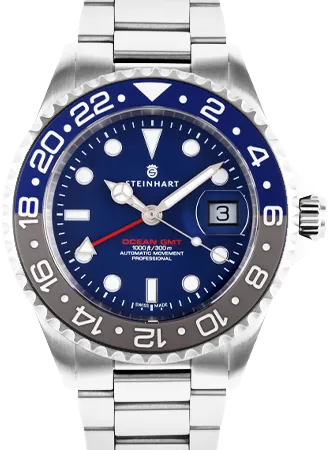 Ocean One GMT Blue/Grey Ceramic