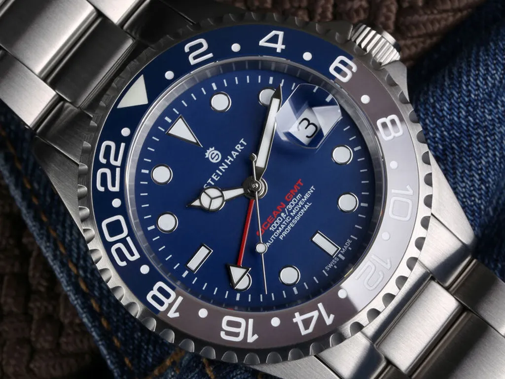 Ocean One GMT Blue/Grey Ceramic