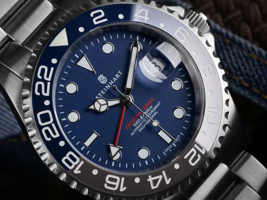 Ocean One GMT Blue/Grey Ceramic