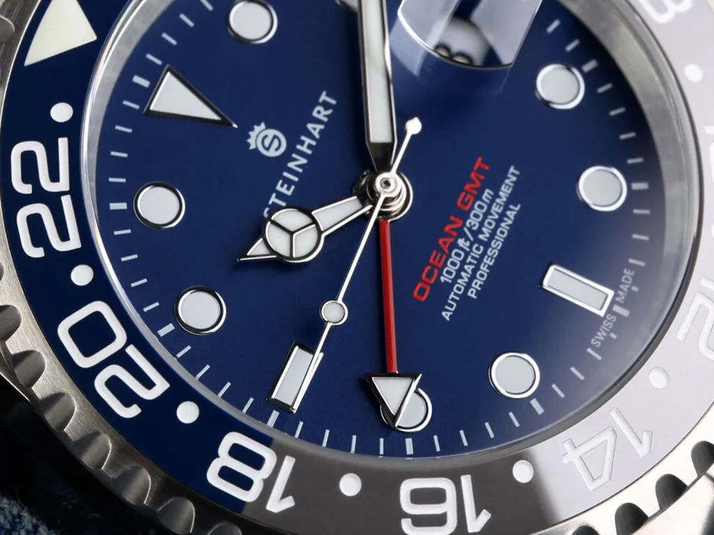 Ocean One GMT Blue/Grey Ceramic