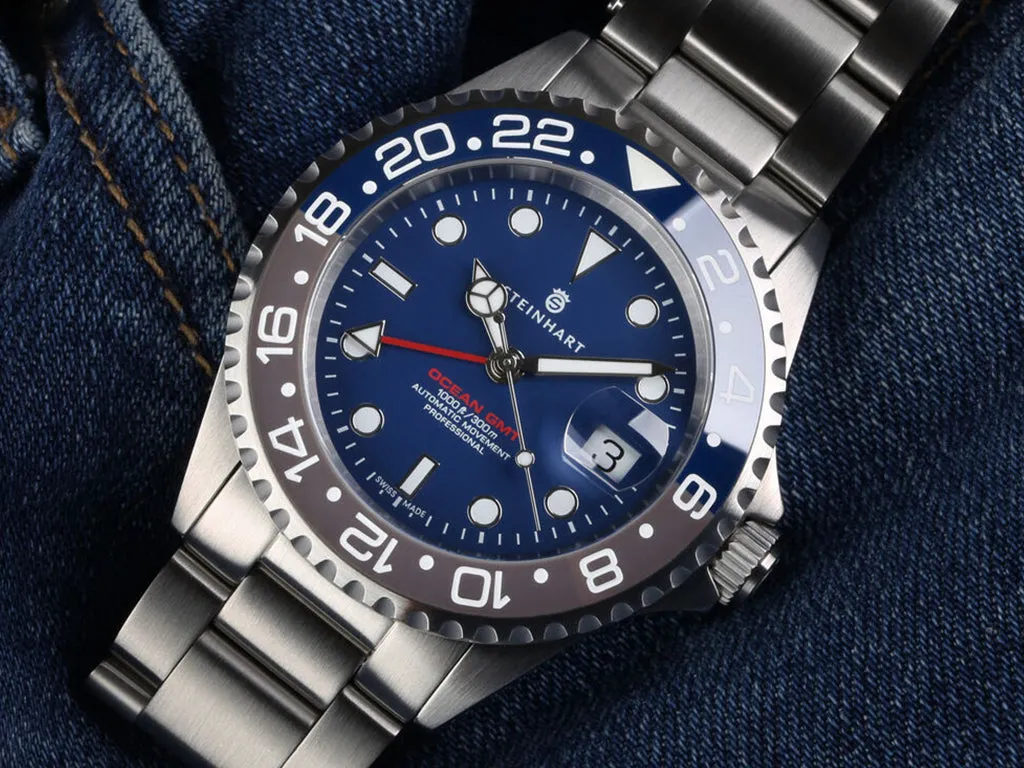 Ocean One GMT Blue/Grey Ceramic