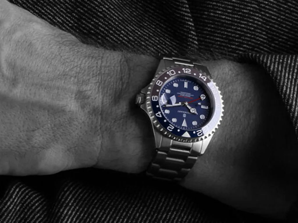 Ocean One GMT Blue/Grey Ceramic