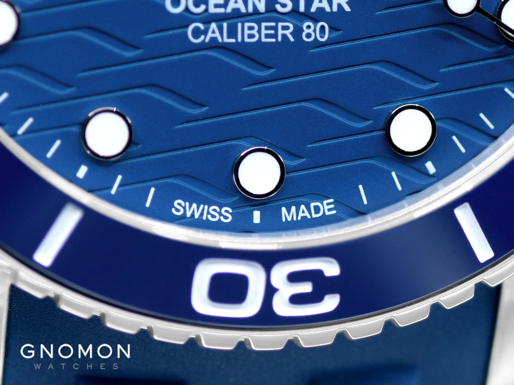 Ocean Star 200C Blue - Rubber Ref. M042.430.17.041.00