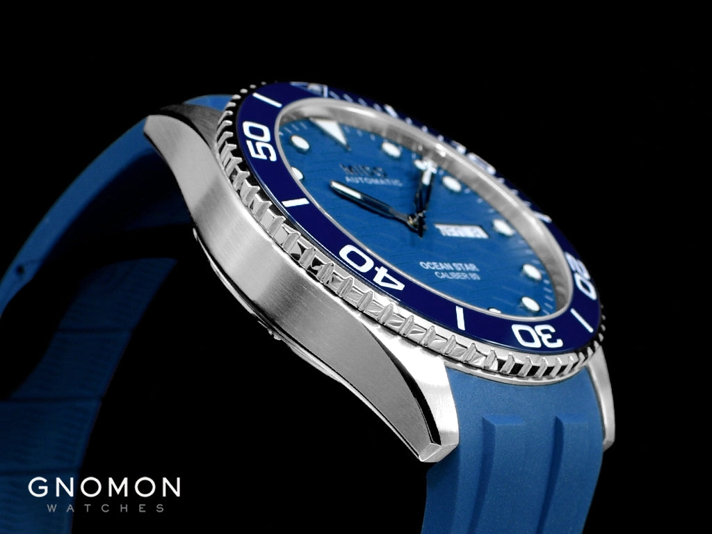 Ocean Star 200C Blue - Rubber Ref. M042.430.17.041.00
