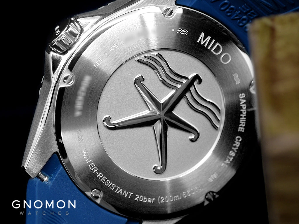 Ocean Star 200C Blue - Rubber Ref. M042.430.17.041.00