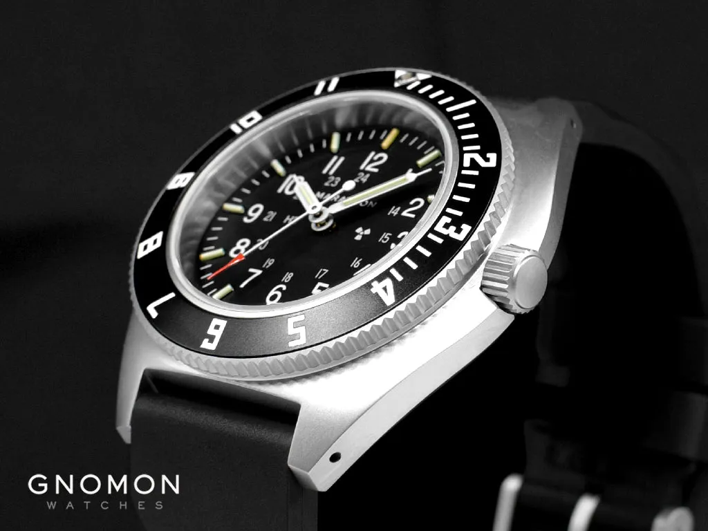 Pilot’s Navigator Stainless Steel NGM - 3-Piece Rubber Strap Kit Ref. WW194013SS-0130