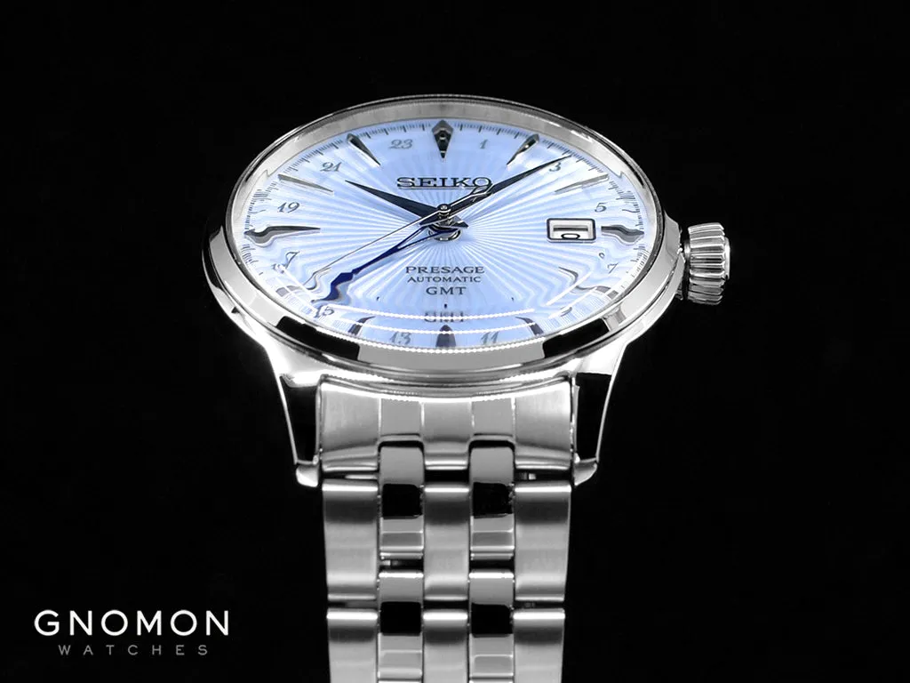 Presage Cocktail Time GMT Blue Ref. SARY241