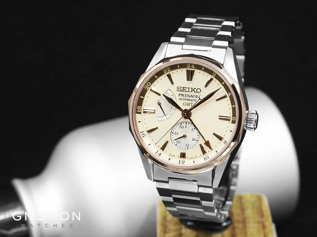 Presage Ocean Traveler GMT Champagne Ref. SARF012