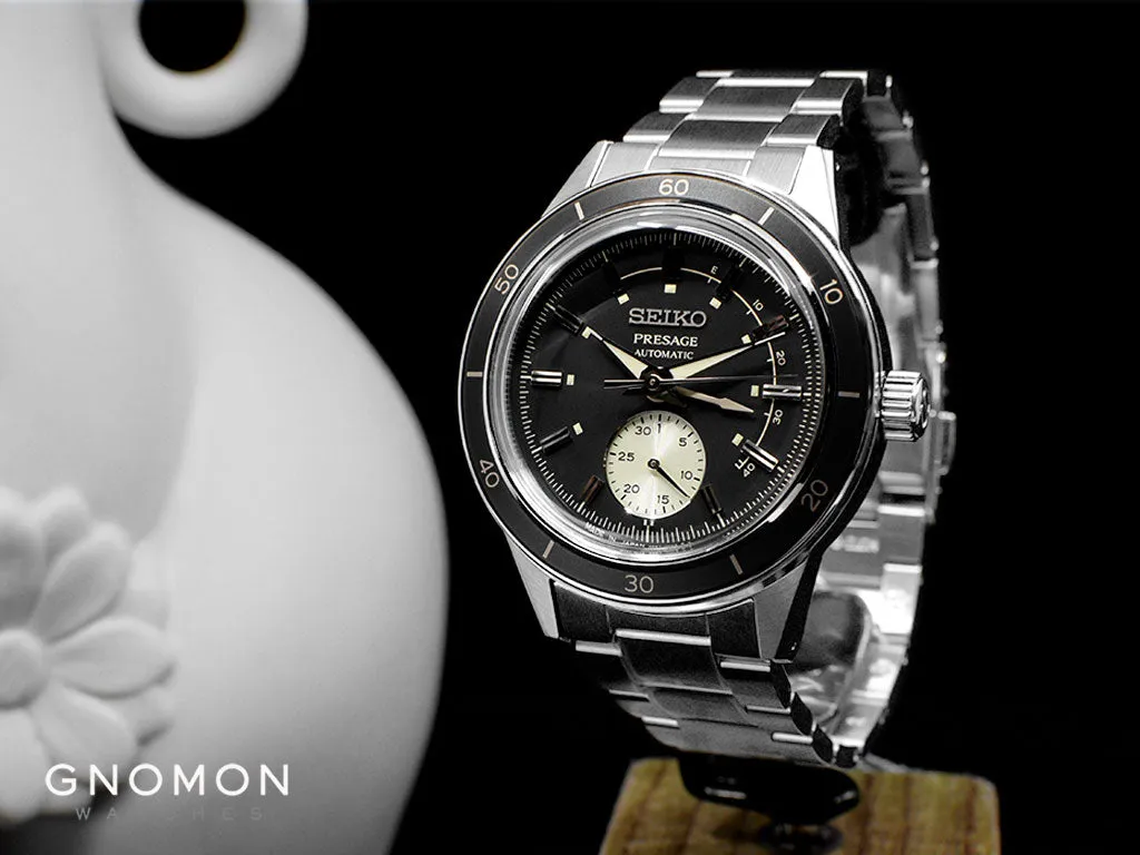 Presage “Style60’s” Power Reserve Black Ref. SARY211