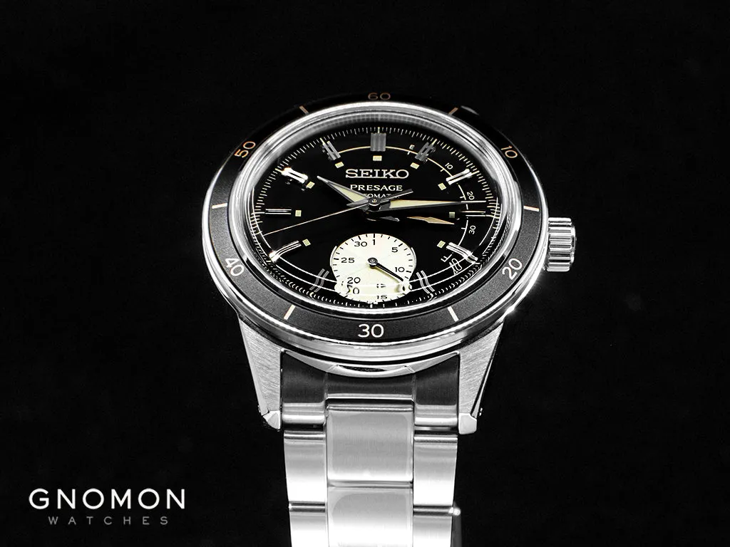 Presage “Style60’s” Power Reserve Black Ref. SARY211
