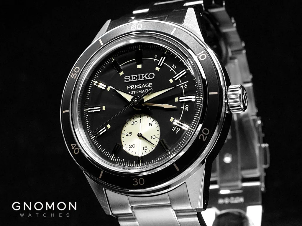 Presage “Style60’s” Power Reserve Black Ref. SARY211