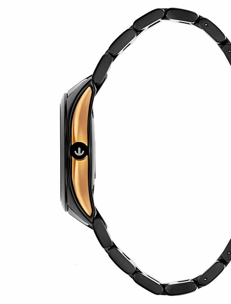 Rado HyperChrome Black Ceramic Quartz Ladies Watch R32214152