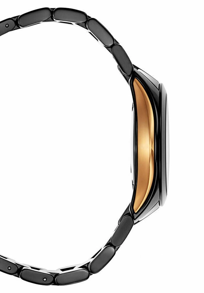 Rado HyperChrome Black Ceramic Quartz Ladies Watch R32214152