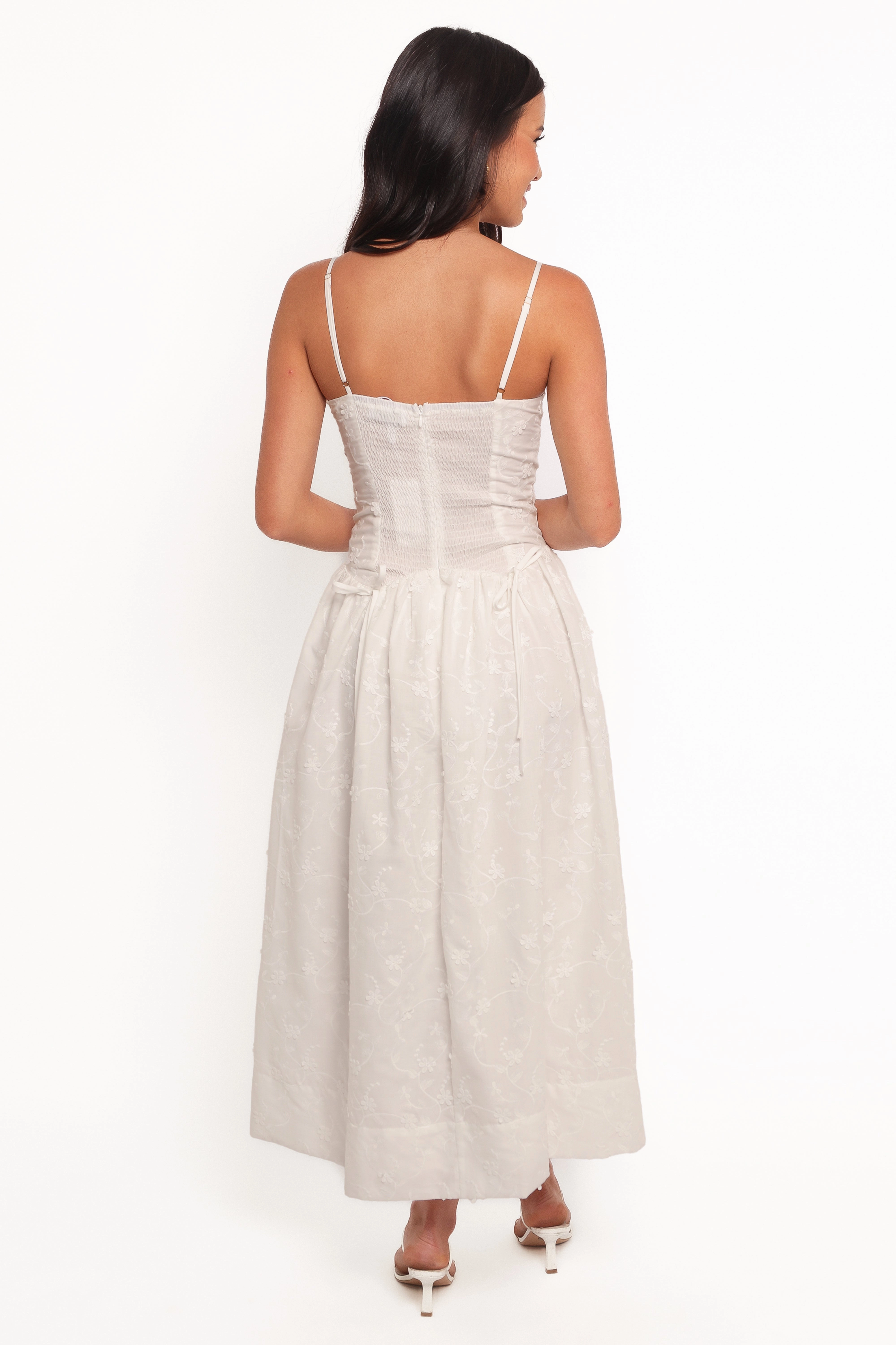 Raya Midi Dress - White