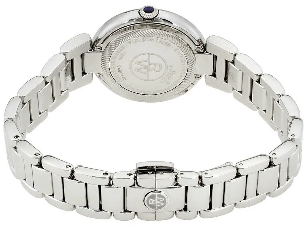 Raymond Weil Shine Stainless Steel Quartz White Mother-of-Pearl Sunburst Women's Watch 1600-STS-00995