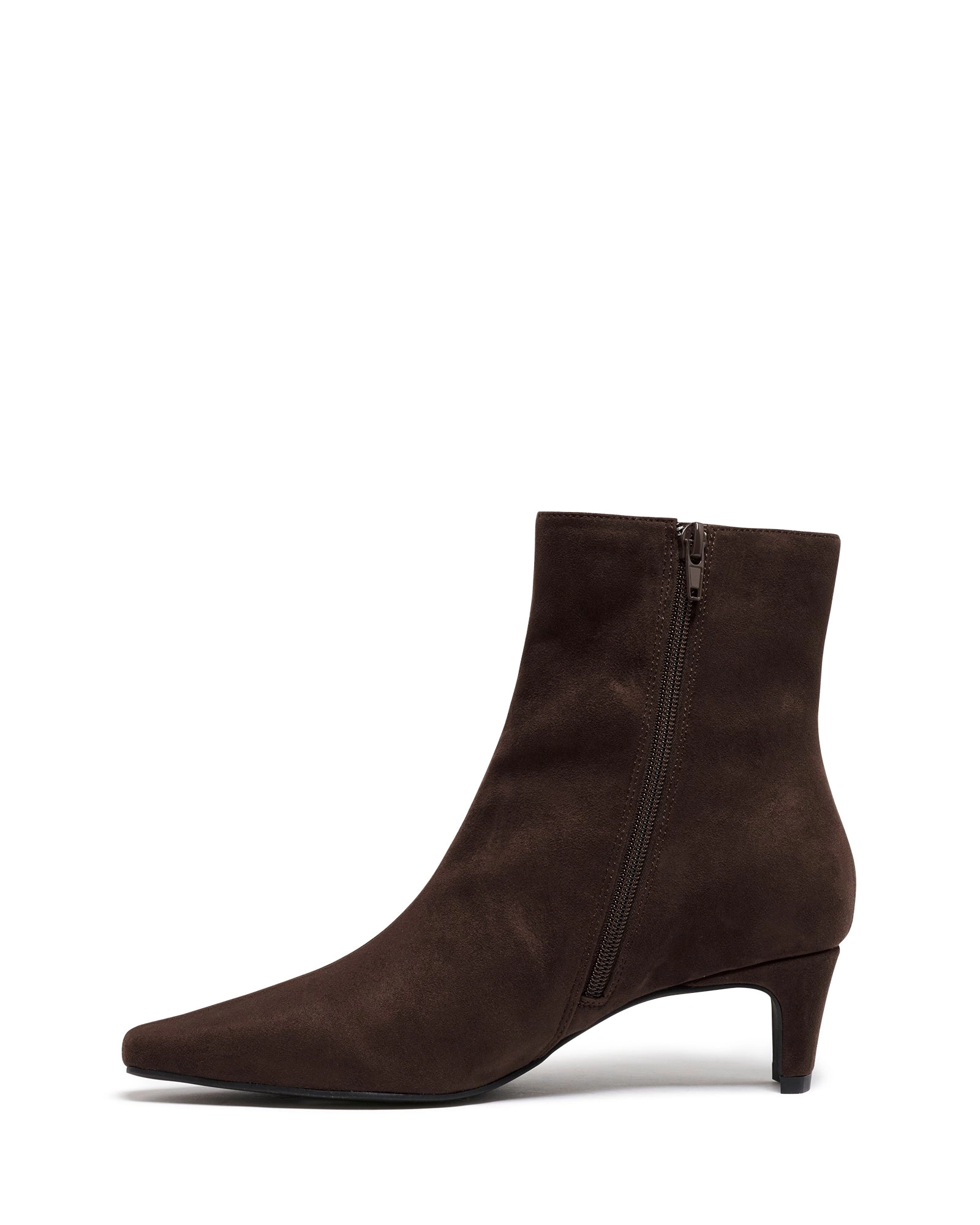 Reese Ankle Boot Chocolate Microsuede