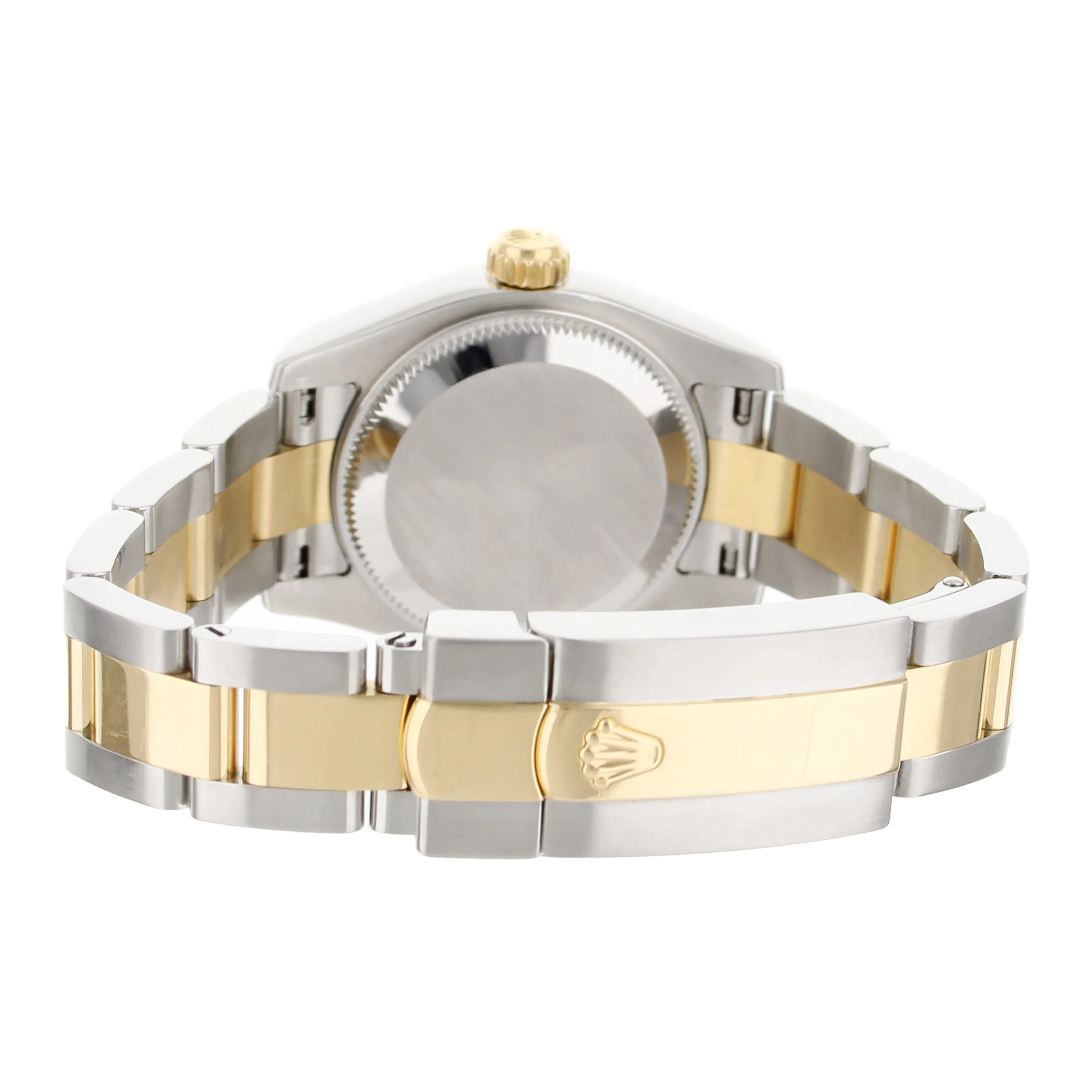 Rolex Datejust Stainless Steel Yellow Gold Blue Dial Oyster 26mm 169173