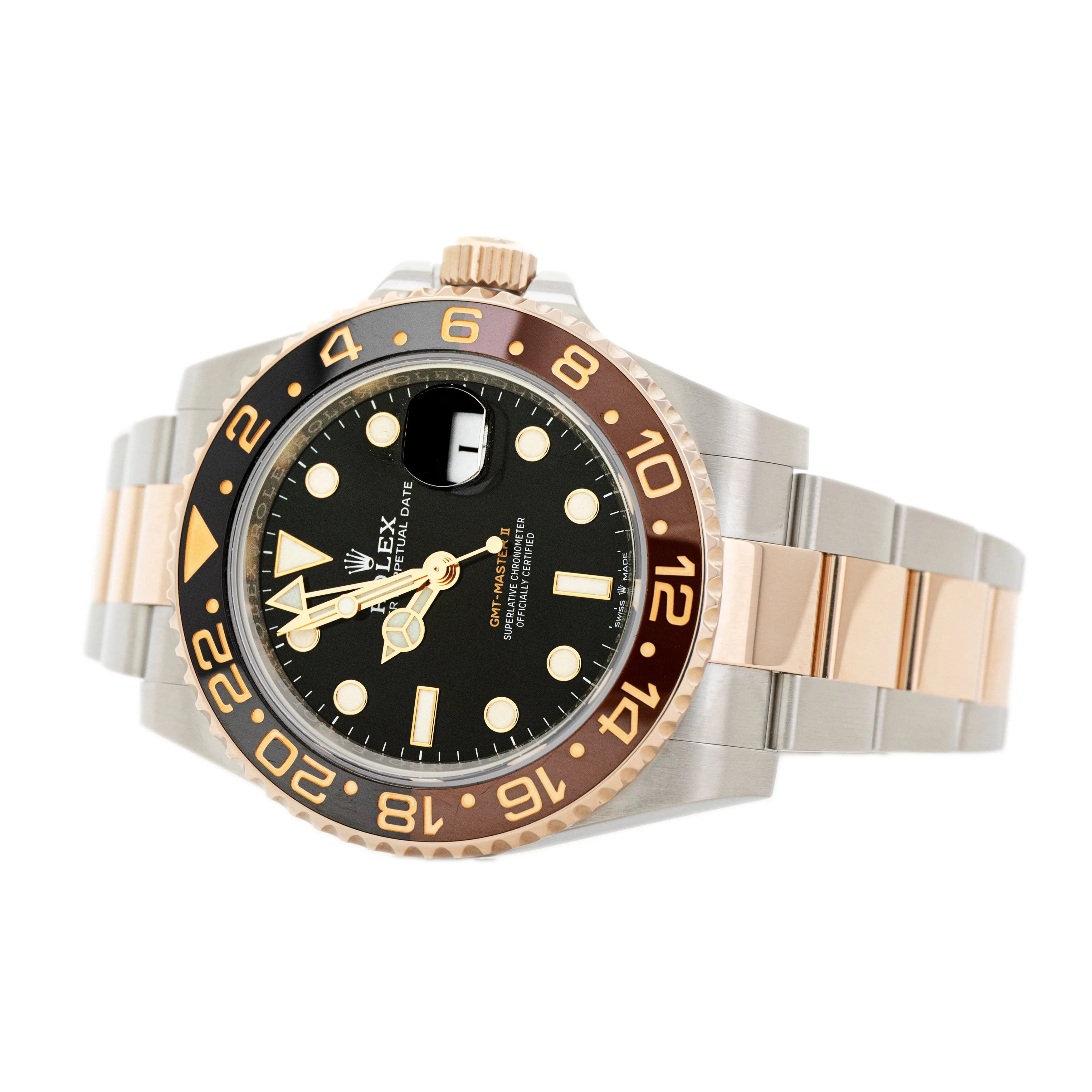 Rolex GMT-Master II 'Root Beer' Steel & Rose Gold Black 40mm 126711CHNR Full Set