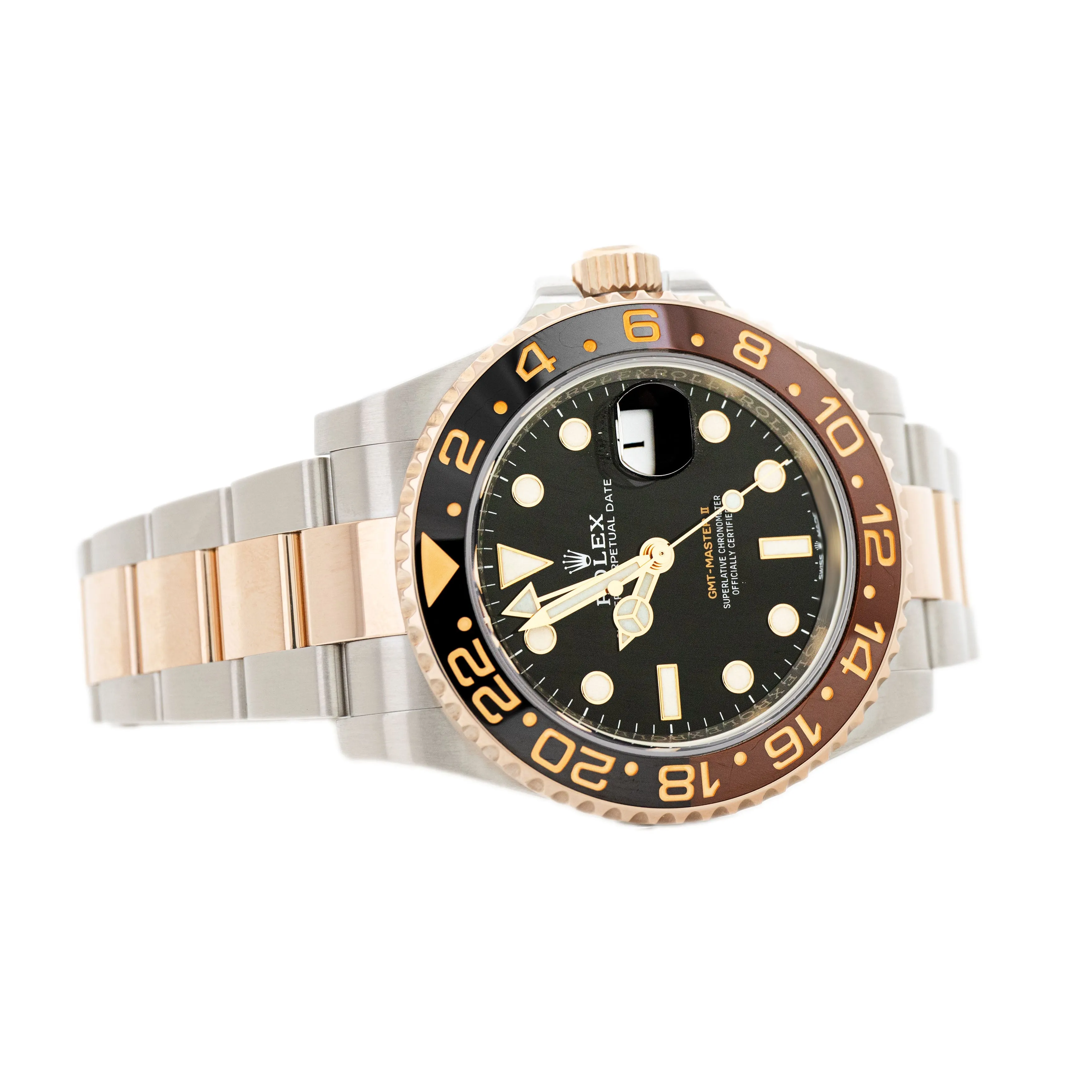 Rolex GMT-Master II 'Root Beer' Steel & Rose Gold Black 40mm 126711CHNR Full Set