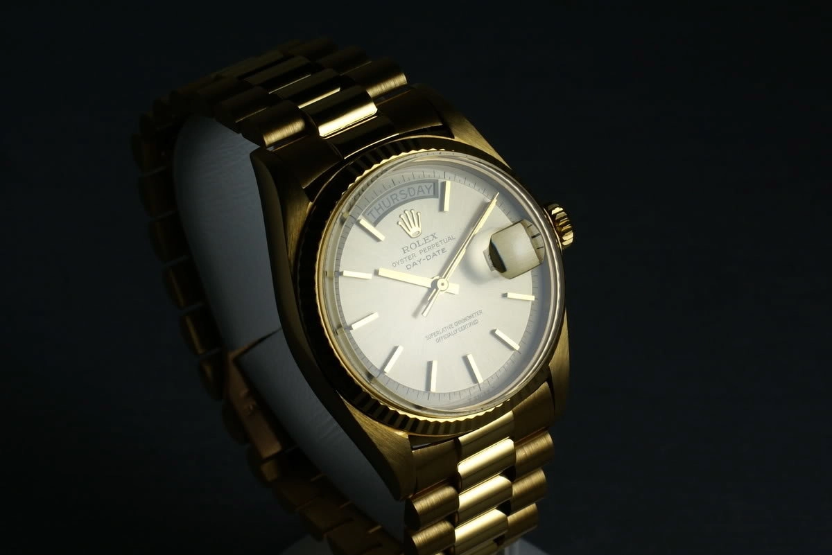 Rolex Vintage YG President 1803 Non Luminous Dial on Sharp Bracelet