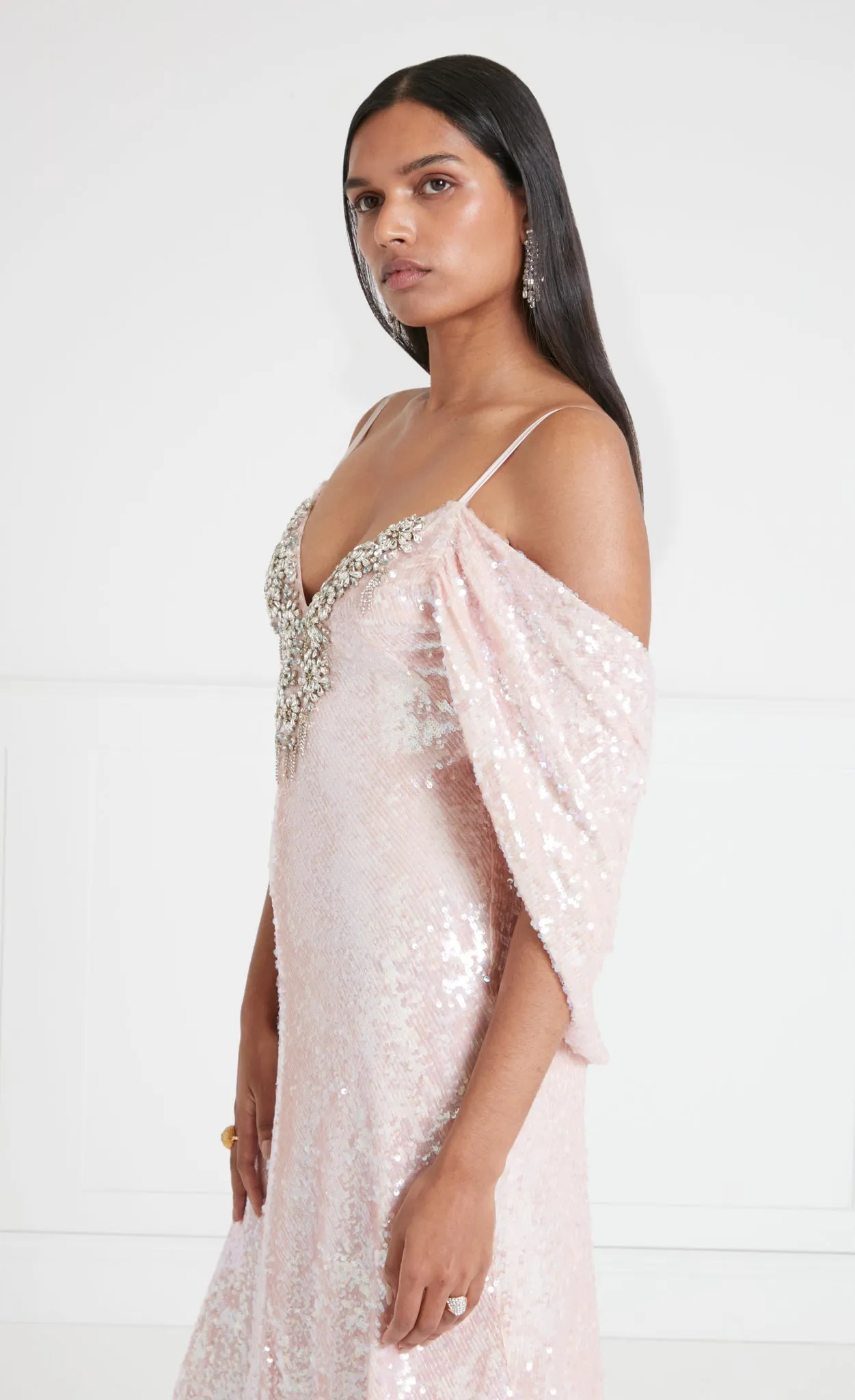 Salma Strappy Dress - Pink