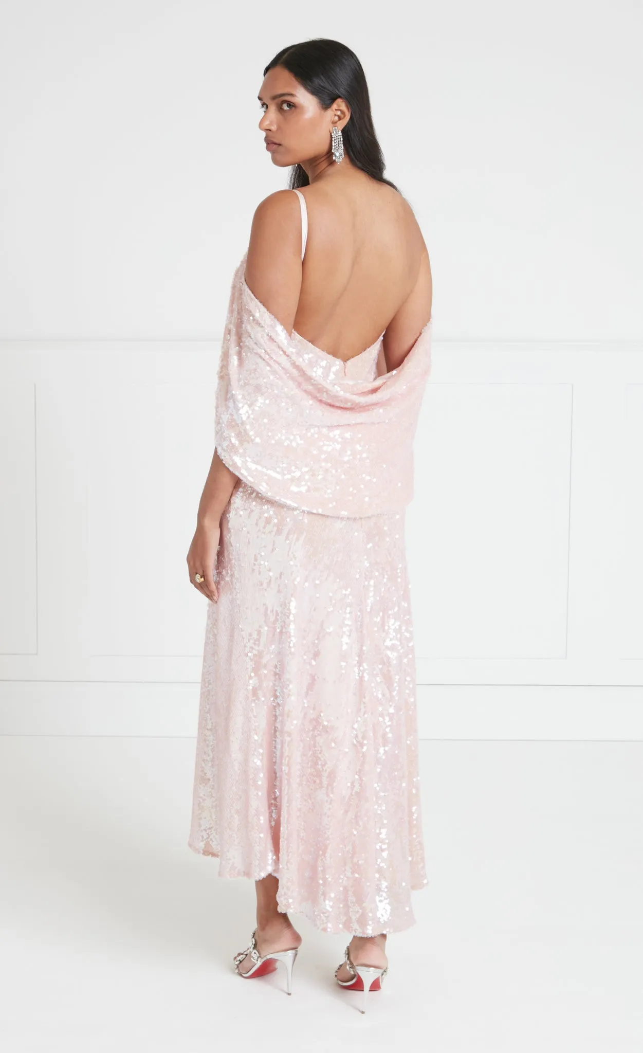 Salma Strappy Dress - Pink