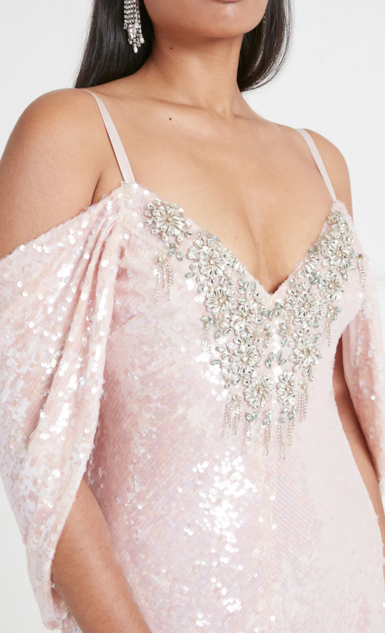 Salma Strappy Dress - Pink