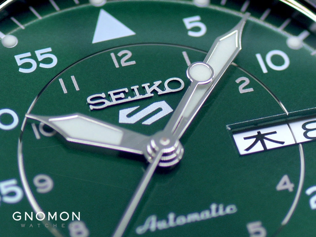 Seiko 5 Sports “Field Suits Style” Automatic 36  Green Ref. SBSA203