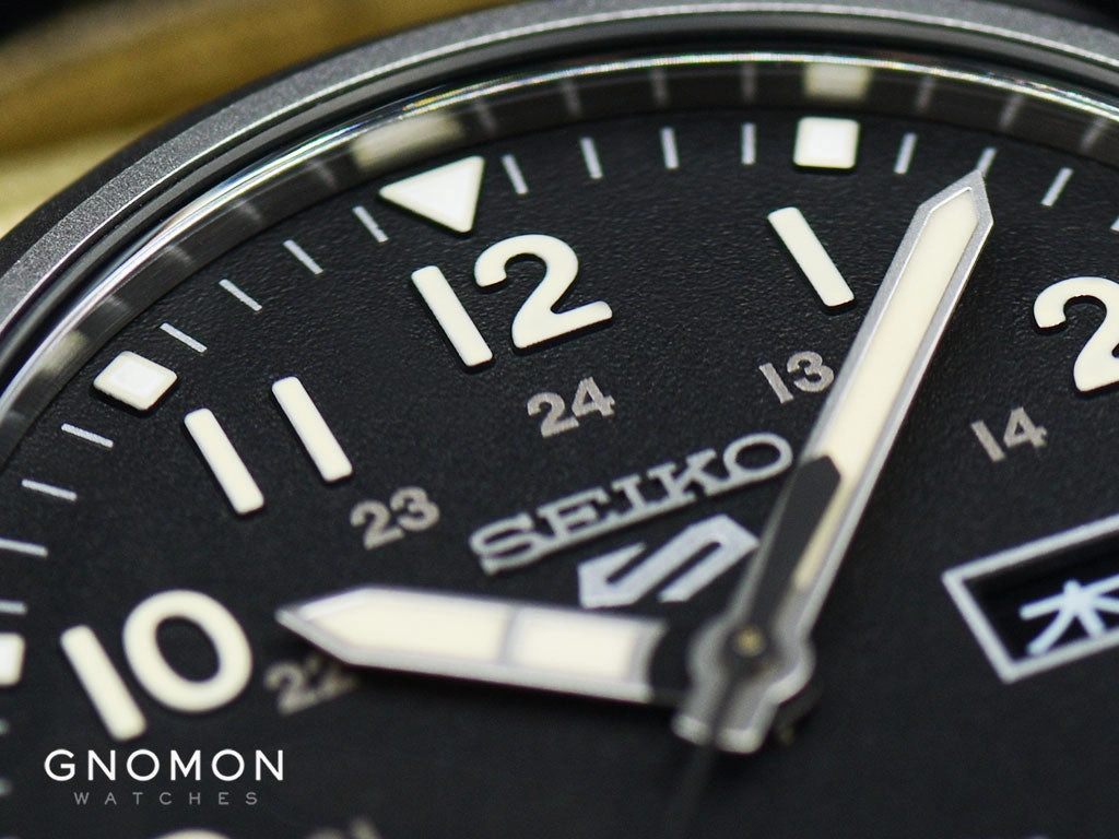 Seiko 5 Sports “Military Style” Black - Nylon Ref. SBSA117