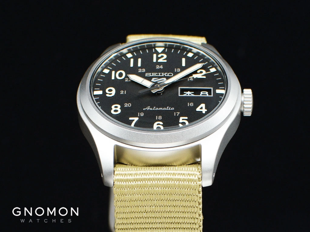 Seiko 5 Sports “Military Style” Black - Nylon Ref. SBSA117