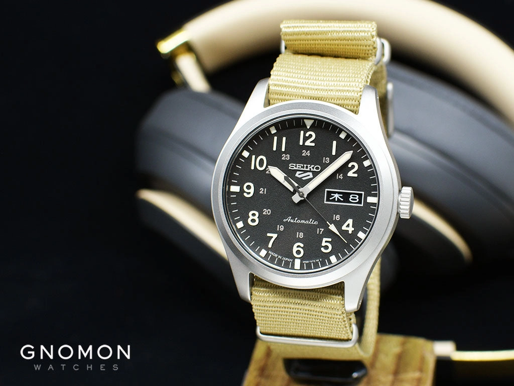 Seiko 5 Sports “Military Style” Black - Nylon Ref. SBSA117