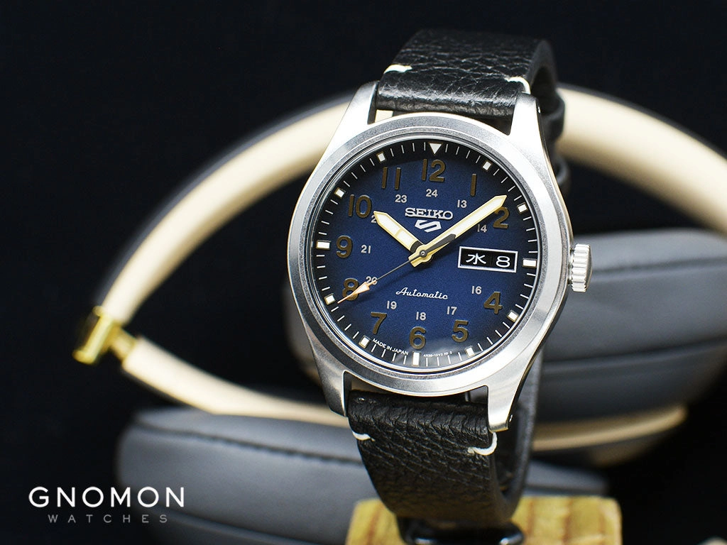 Seiko 5 Sports “Military Style” Blue - Leather Ref. SBSA119