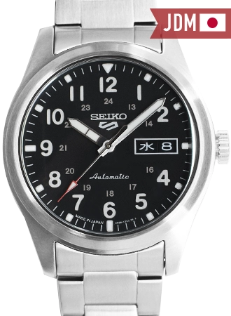 Seiko 5 Sports “Sports Style” Field Collection Black Ref. SBSA111