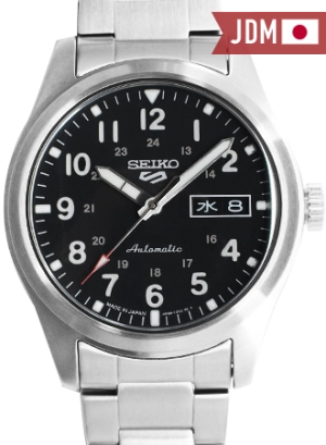 Seiko 5 Sports “Sports Style” Field Collection Black Ref. SBSA111