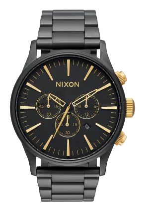 Sentry Chrono - Matte Black / Gold