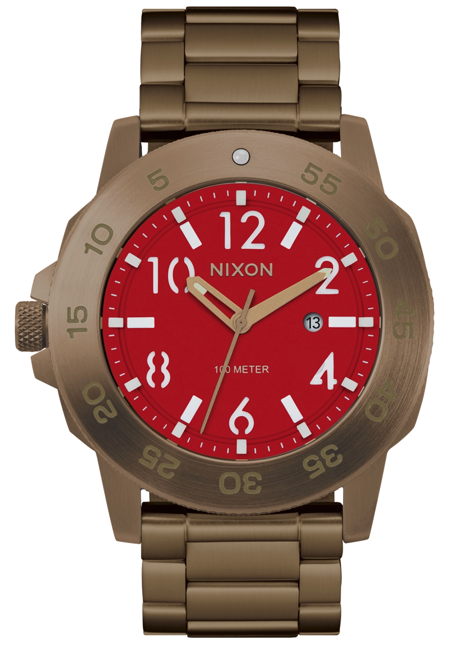 Smyth 44 - Khaki / Red